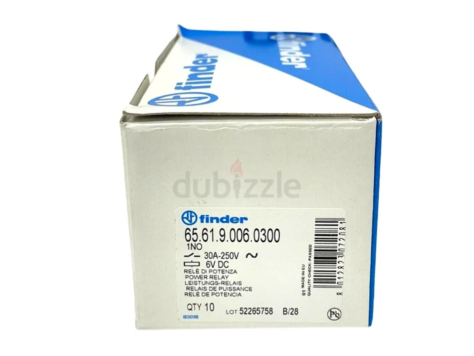 FINDER 65.61.9.006.0300 Power Relay 30A