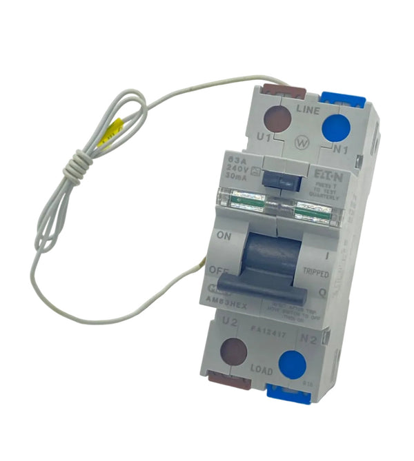 EATON AM63HEX Residual Current Circuit Breaker 2 Pole 63A